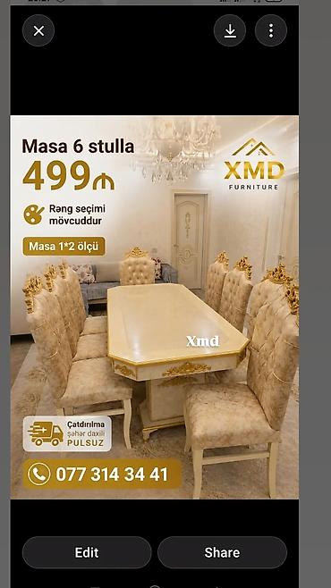 Divan və masa dəstləri: XMD Furniture – Divan və Masa Dəsti Məhsul tərkibi və xüsusiyyətlər — 3