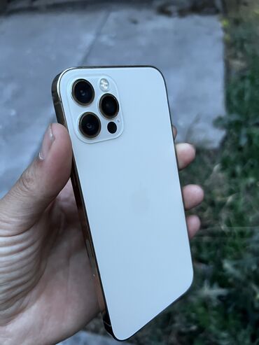 iphone xs max в рассрочку: IPhone 12 Pro, Б/у, 128 ГБ, Matte Gold, Защитное стекло, 100 %