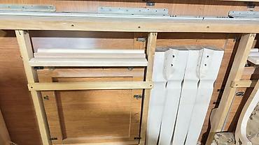 study table: Стол и стул для зала, Б/у, Самовывоз, цвет - Бежевый — 4