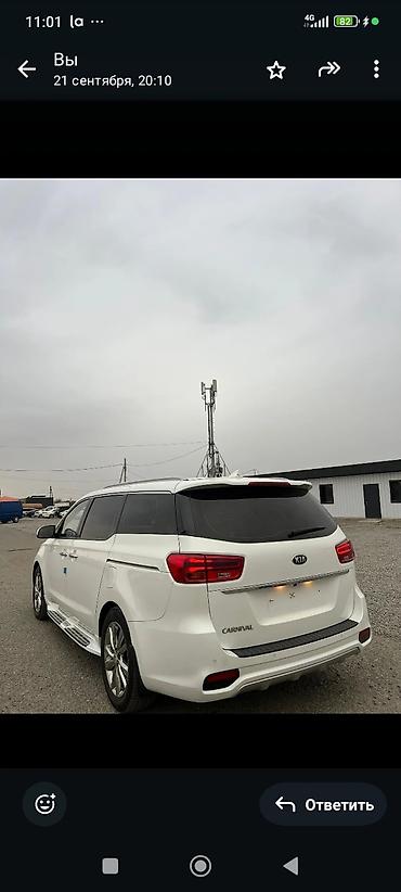 jac k7: Kia Carnival: 2018 г., Автомат, Дизель, Минивэн — 2
