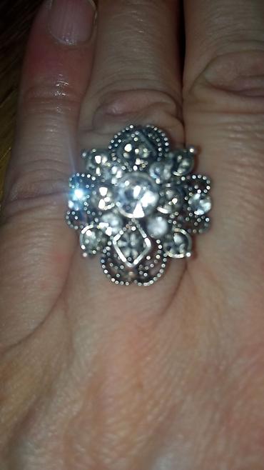 Prstenje: Starinski veliki prsten sa kamenjem — 4