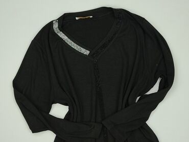 czarne bluzki pod marynarkę: Bluzka damska, rozmiar 3XL