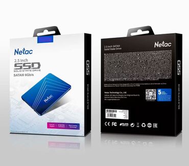 Накопители SSD: Внутренний Накопитель SSD Netac, 120 ГБ, 2.5", Новый