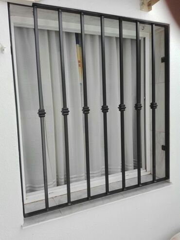 Barmaqlıqlar: Dəmir döymə pəncərə barmaqlıqları – dekorativ və təhlükəsiz həll - — 34