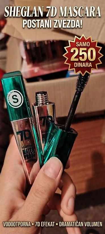 passage odeca: SHEGLAN 7D Mascara – Postani zvezda! - Vodootporna formula koja traje — 1