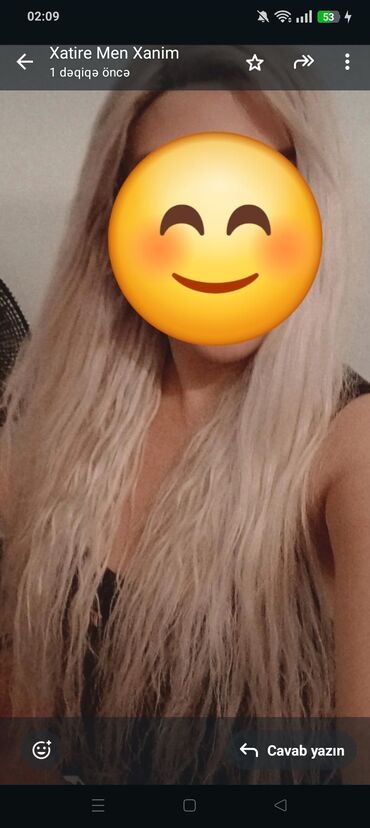 Təbii saçlar, pariklər: Sac satilir. tebii. uzunluq 70 sm wekildeki kimidi. qivirciq — 7