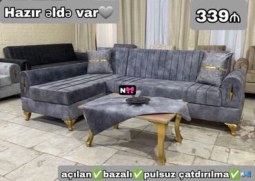 Sifarişlə dolablar: Künc divan, Qonaq otağı üçün, Bazalı, Açılan, Kitab