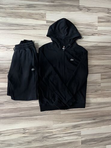Спортивные костюмы: Мужской спортивный костюм, XL (EU 42), Lacoste, Б/у, цвет - Черный, Самовывоз
