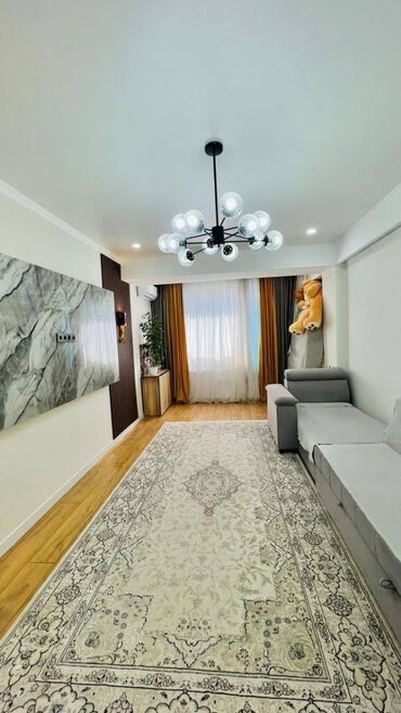 2 комнатные квартиры в бишкеке продажа: 2 комнаты, 73 м², Элитка, 9 этаж, Евроремонт