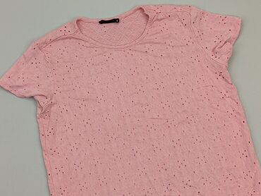 reserved różowe bluzki: T-shirt, Reserved, S, stan - Dobry