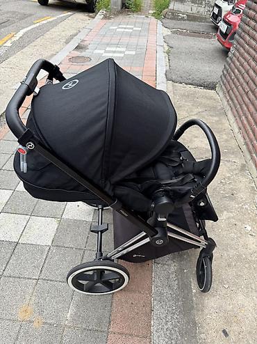 ступенька детская: Коляска Cybex Platinum (серия Priam платформа Platinum), цвет Black — 2
