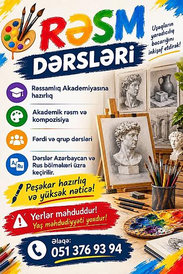 trims edu az: Rəsm dərsləri – uşaqların yaradıcılıq bacarığını inkişaf etdirmək üçün — 1