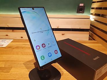 Samsung Note 10, Б/у, 256 ГБ, цвет - Черный, 1 SIM, 2 SIM