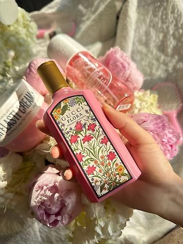 herba flora: ❤️Gucci Flora Parfum 100ml premium klass original qablasmada baqli — 1