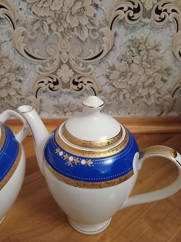 cay: Çay dəsti, rəng - Ağ, Farfor, Türkiyə — 4