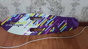 Детский мир: Пенниборд с колесами LED, практически новый - Дека из прочного — 1