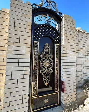 Həyət darvazaları: Metal EN MMC olaraq istədiyiniz forma və ölçüde demir işlerinin -da lalafo.az — 29 Həyət darvazaları: Metal EN MMC olaraq istədiyiniz forma və ölçüde demir işlerinin — 29