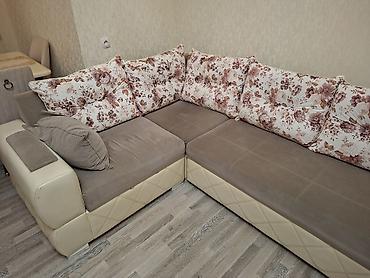 diva divan: Künc divan, İşlənmiş, Parça, Çatdırılma yoxdur — 4