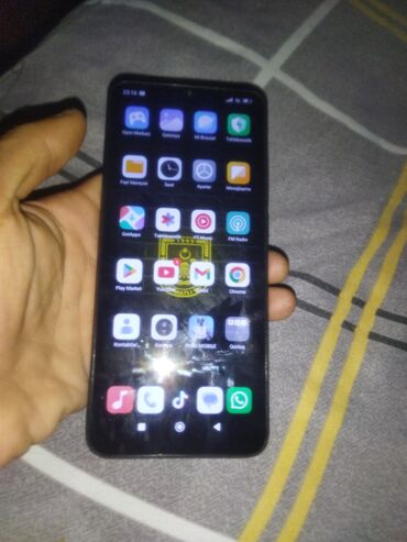 rəsmi 12c: Redmi 12C, 128 ГБ, цвет - Черный, Гарантия, Сенсорный, Отпечаток пальца