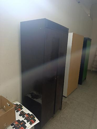 2el dolablar: Metall şkaf – 2 qapılı, havalandırma panjurlu üst hissə ilə — 2