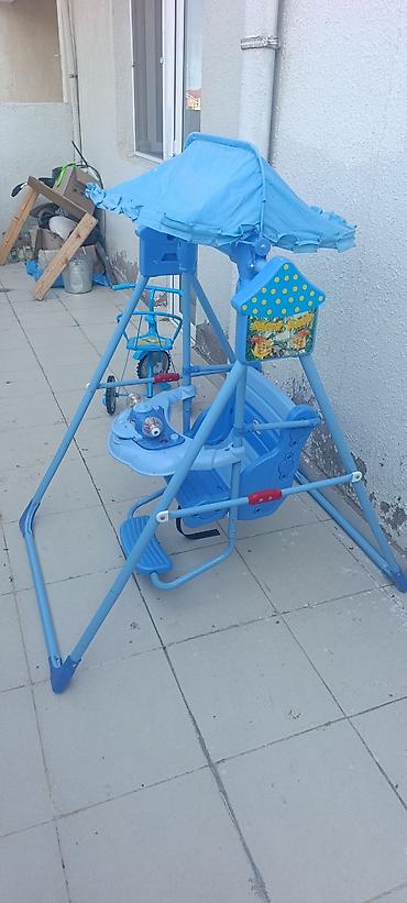 trapez şalvar: Uşaq yelləncəyi – çoxfunksiyalı, günlüklü, təhlükəsizlik kəmərli birde — 1