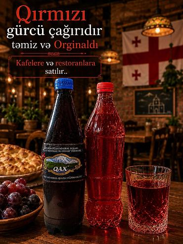 gaz: Məhsul: Qırmızı “Gürcü çağırıdır” – təmiz və orijinal içki Təsvir: - — 1