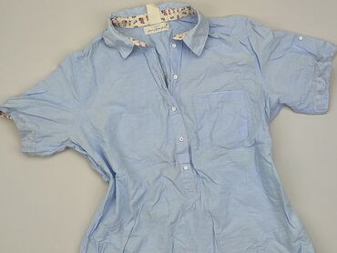błękitna bluzki: Shirt, H&M, XL (EU 42), condition - Good