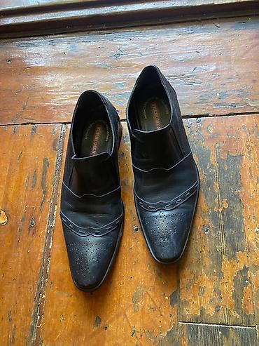 Туфли: Ferromen kişi ayaqqabıları - Model: slip-on klassik - Rəng: qara - — 1