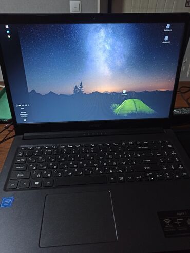 ноутбуки для игр: Ноутбук, Acer, 8 ГБ ОЗУ, Intel Celeron, 15.6 ", Б/у, Для работы, учебы, память SSD