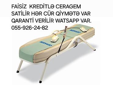 Masajorlar: CERAGEM masaj-matrasi - Qızdırılan nefrit massaj rulonları ilə onurğa — 1