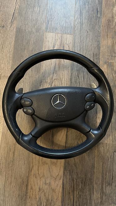 w210 руль: Руль Mercedes W211 E63 рестайлинг с лепестками переключения (оригинал) — 3