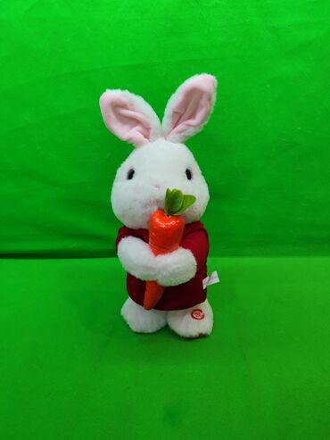 Игрушки: Заяц игрушка музыкальная🐰 Комплектация товара: 1 большой заяц и at lalafo.kg Игрушки: Заяц игрушка музыкальная🐰 Комплектация товара: 1 большой заяц и