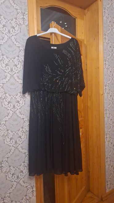 uzun don: Вечернее платье, Миди, 8XL (EU 56)