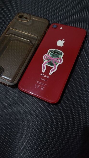 корпус на айфон 8: IPhone 8, Колдонулган, 64 ГБ, Deep Purple, Каптама, 60 %