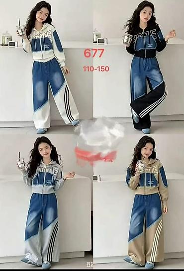 Детская одежда и обувь: 2026 stil model 2'li dəst ☺️💥 📍 5-6, 6-7, 7-8, 9-10, 11-12, yaş 📍40 — 1