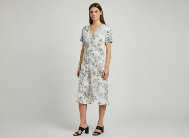 sukienki swing plus size: H&M, Сукня жіноча, розмір L