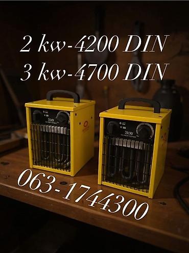 ar uređaji: Industrijski električni grejači – 2 kW i 3 kW - Tip: prenosni — 1