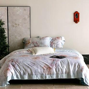 bed sheets: Постельное белье из тенселя | Премиум качество | Евро комплект — 9