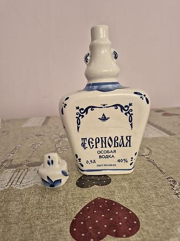 Кухонные принадлежности: Başlıq: Qədimi Gjel üslubunda keramik suvenir qrafin (Ştof) – İdeal — 2