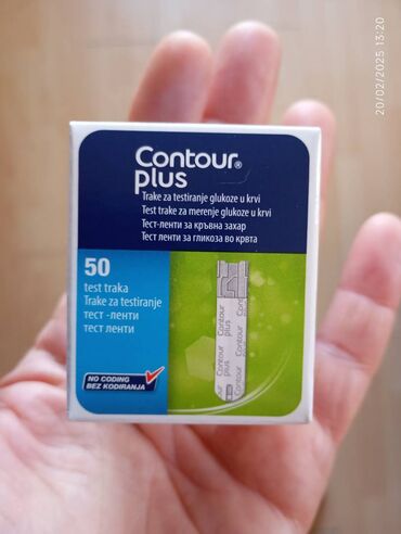 accu chek guide trakice: Prodajem 10 kutija Contour Plus trakica za merenje šećera u krvi. 50