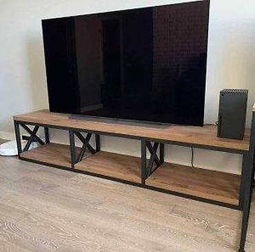 epoxy stolovi: TV POLICA MODEL WM45 | Izrada nameštaja po meri Drvo& metal — 2