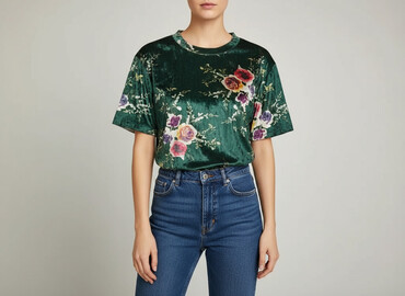 koszulka real madryt zalando: Shein, Women`s T-shirt, size S