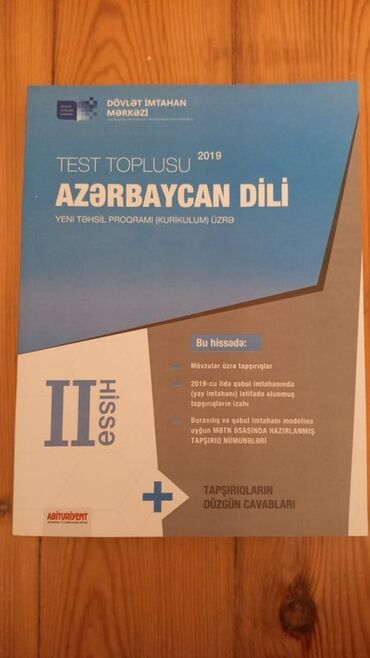 pdf azerbaycan dili test toplusu: Azərbaycan dili Testlər 9-cu sinif, DİM, 2-ci hissə, 2019 il