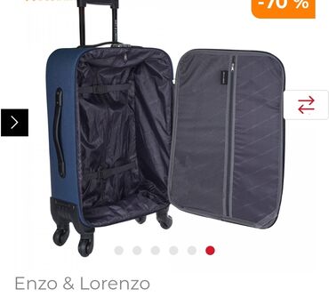 grubin obuca novi sad: Medium suitcase, Enzo & Lorenzo, color - Blue