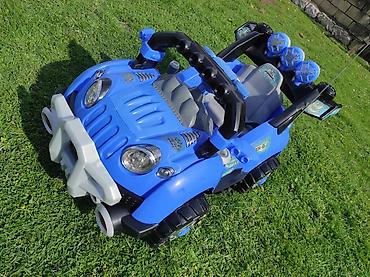 yeni doğulmuş uşaq paltarları: Uşaq elektrik maşını – off-road tipli, mavi rəng Xüsusiyyətlər:👉İkinci — 2
