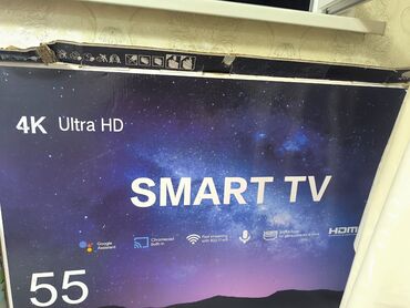 телефон 1сом: Продаю смарт ТВ 55 дюймов. почти новый. цена 15000 тысяч сом