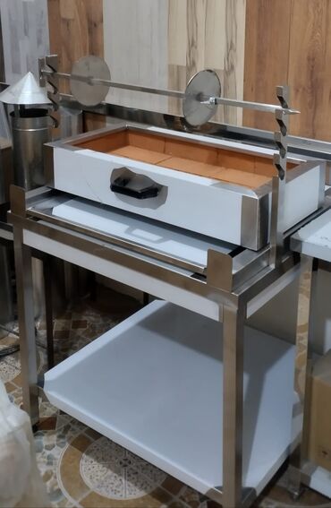 Dönər aparatları: Manqal, köz dönəri, 5 gözlü — 2