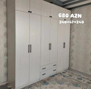 Dolablar: Yeni, Açılan, 3 qapılı Düz dolab, Qarderob, paltar dolabı, Azərbaycan — 17