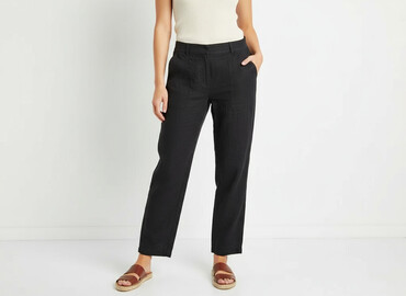 odzież damska duże rozmiary tanio: Amisu, Material trousers for women, size S