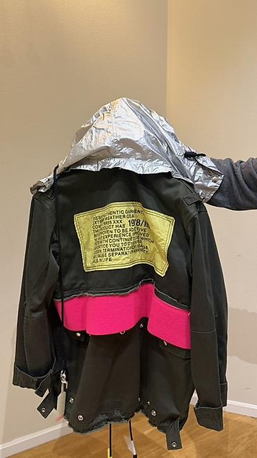 kiton kurtka: DIESEL unisex parka/jaket - Rəng: tünd yaşıl (xaki) korpus, metalik — 5